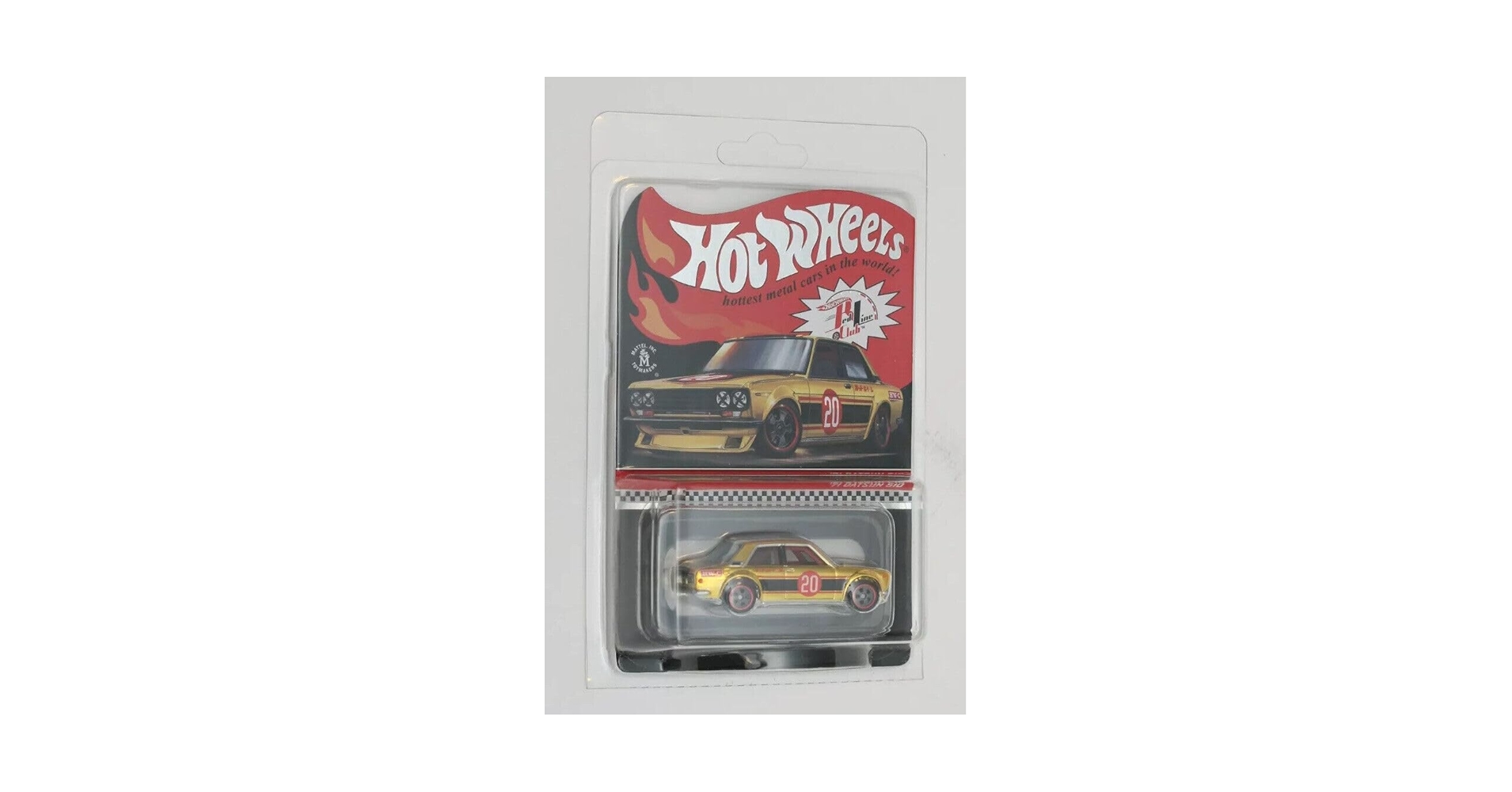 ホットウィール コレクターズ RLC '71 ダットサン 510 Amazon.com: Hot Wheels 2020 RLC '71 Datsun 510, Red Line